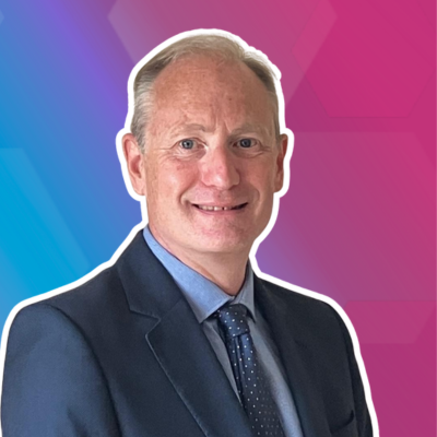 Head and shoulders image of white male Julian Hewson