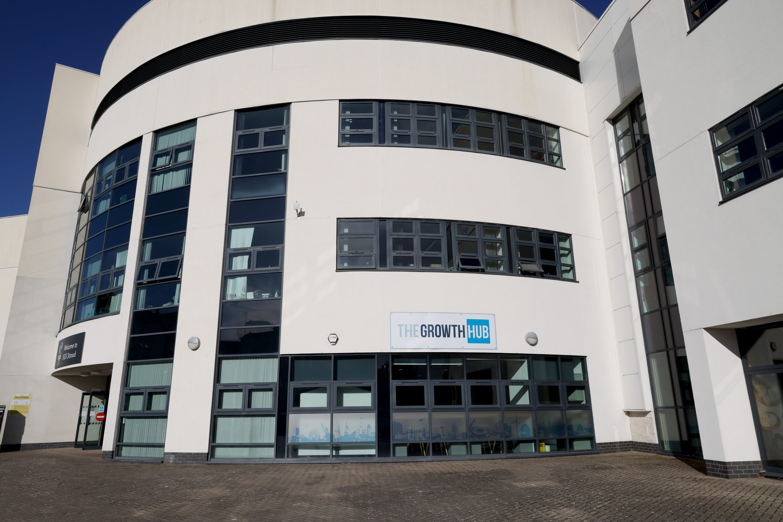 Image of SGS Campus three storey building