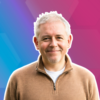 Head and shoulders photograph of white male. Darren Matthews